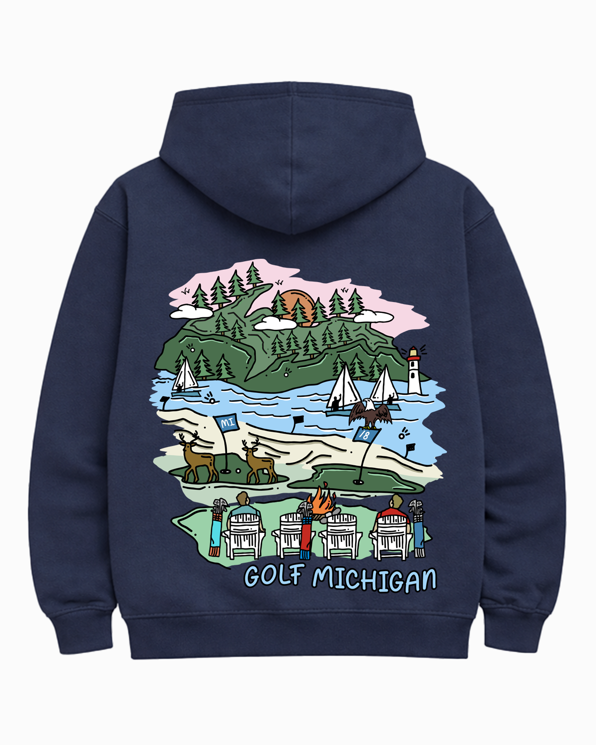 Golf Michigan Hoodie – Rossi Golf