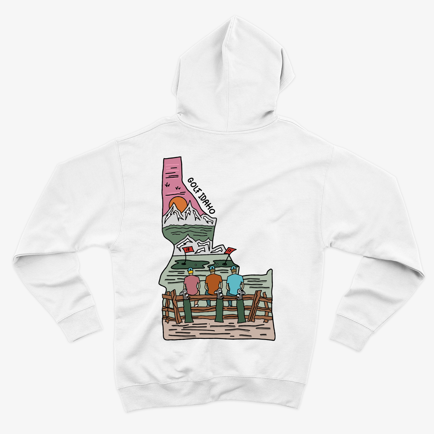 Golf Idaho Hoodie