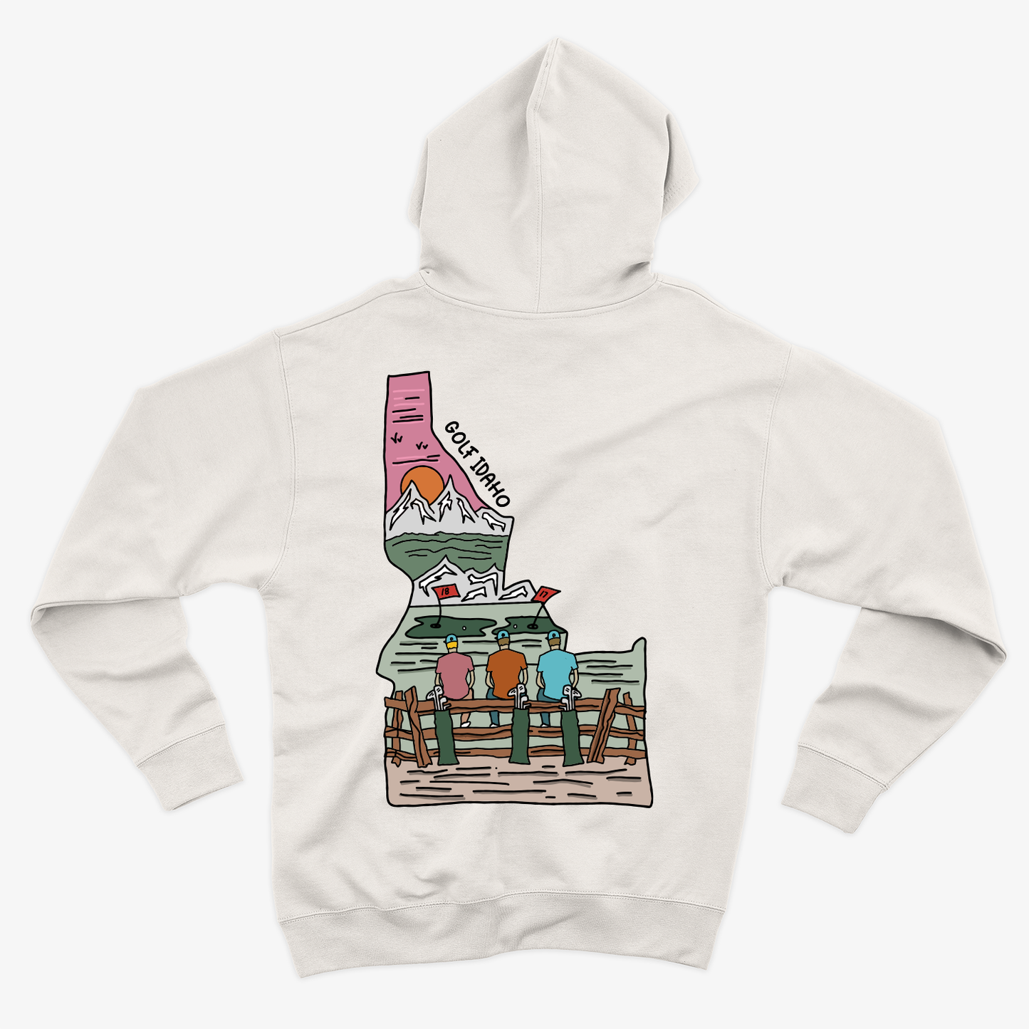 Golf Idaho Hoodie