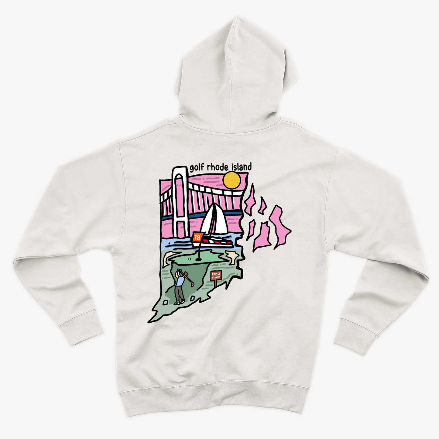 Golf Rhode Island Hoodie