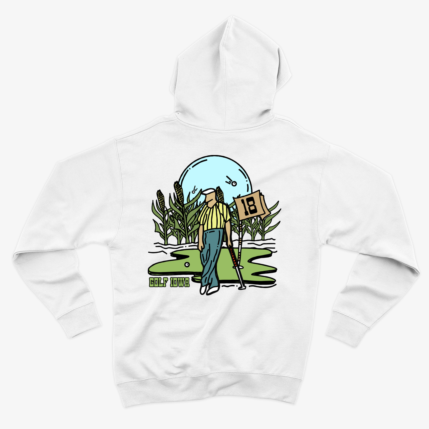 Golf Iowa Hoodie