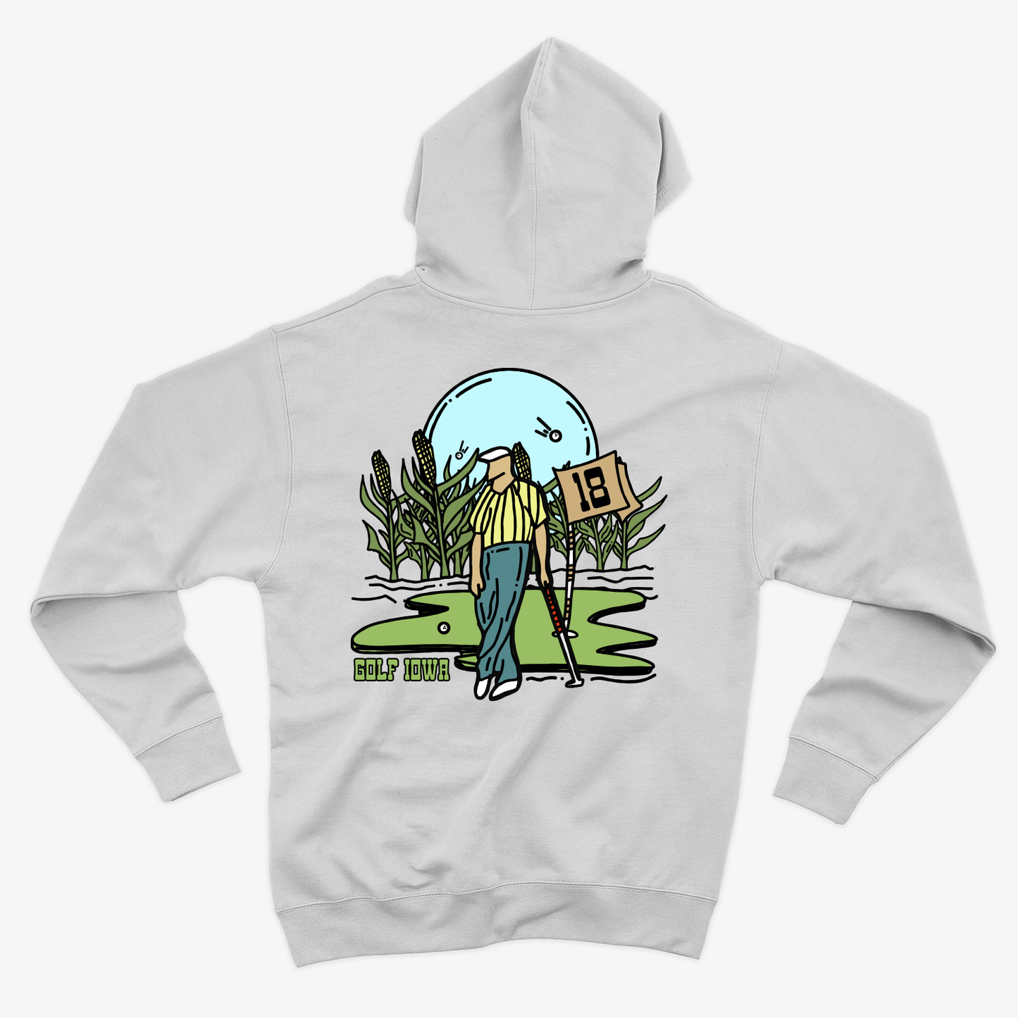 Golf Iowa Hoodie