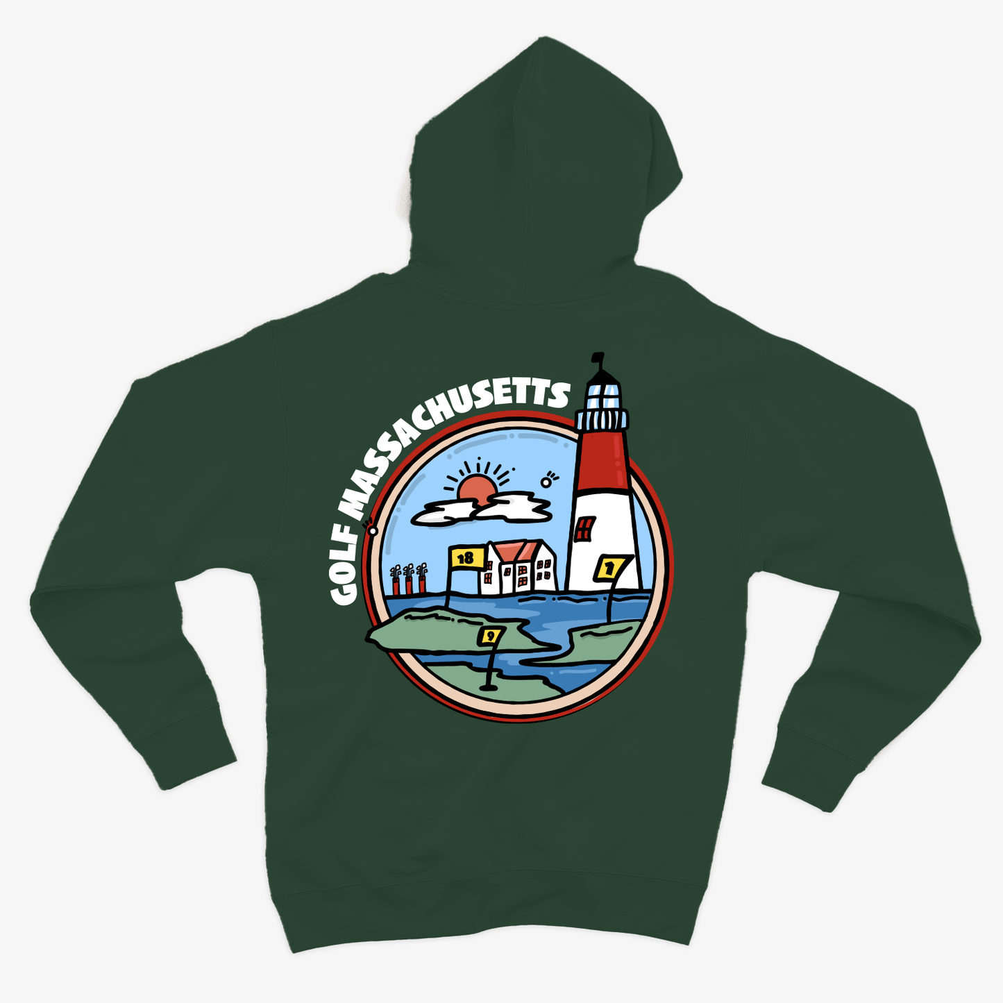 Golf Massachusetts Hoodie