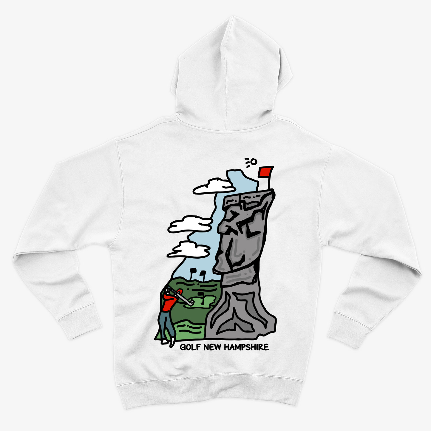 Golf New Hampshire Hoodie