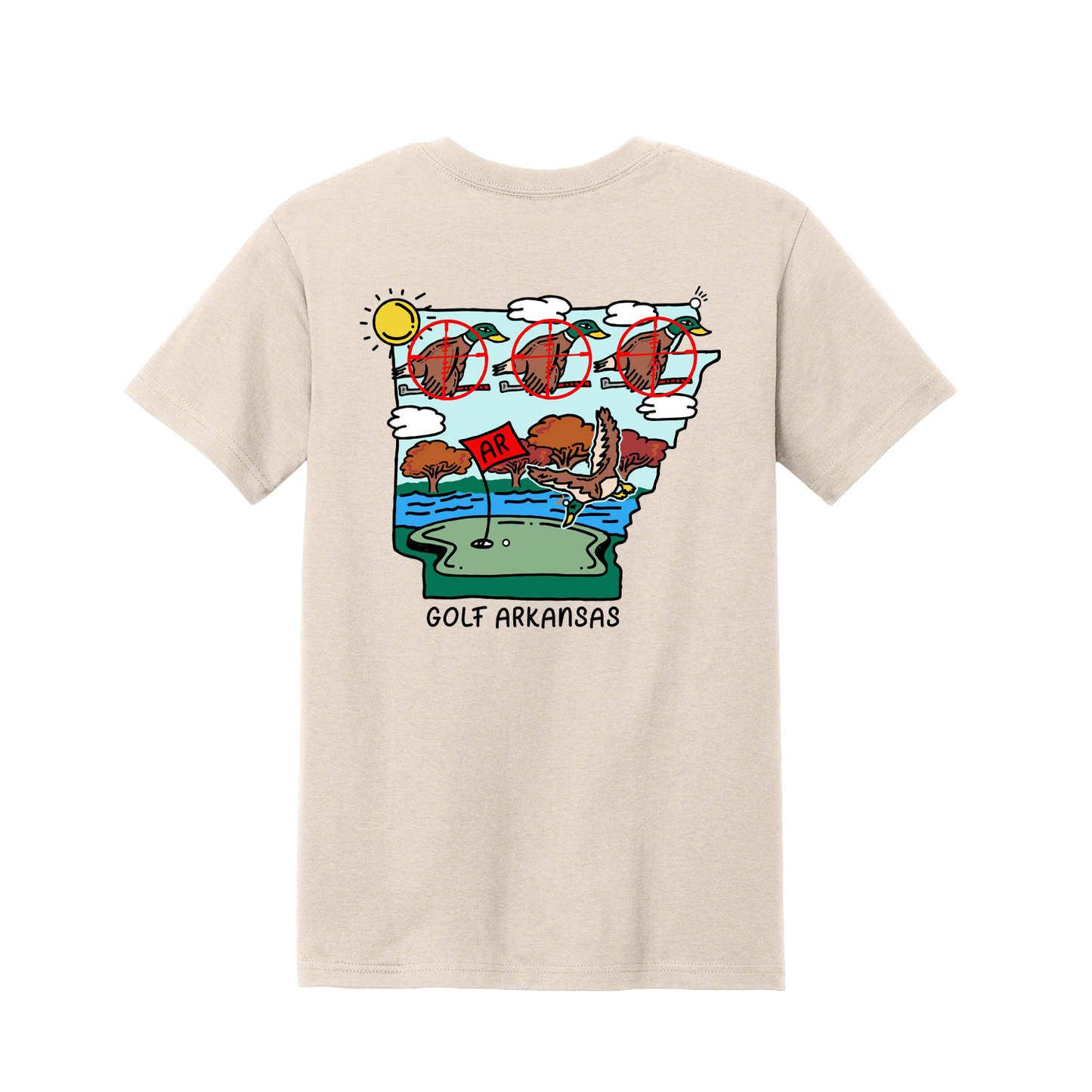 Golf Arkansas T-Shirt