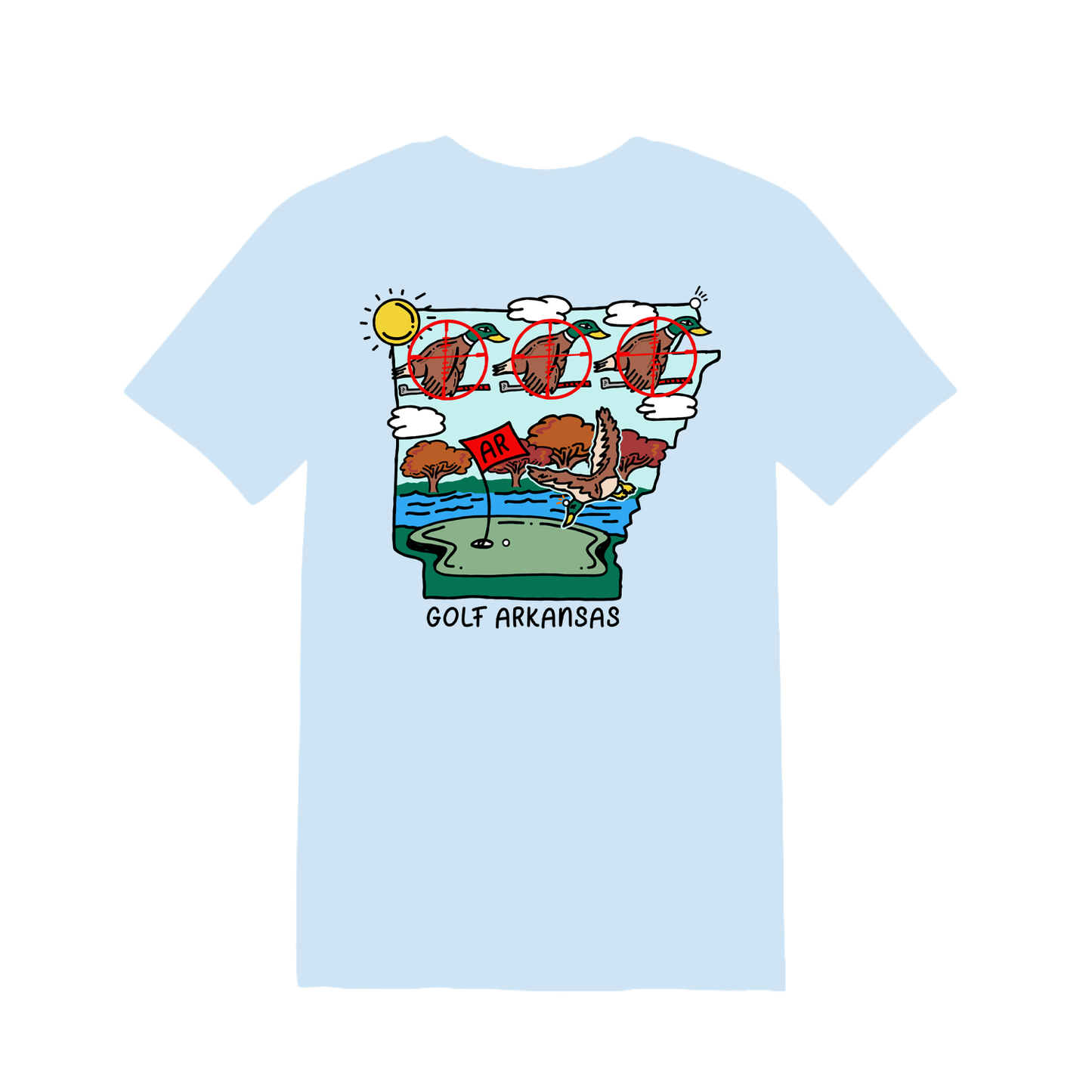 Golf Arkansas T-Shirt