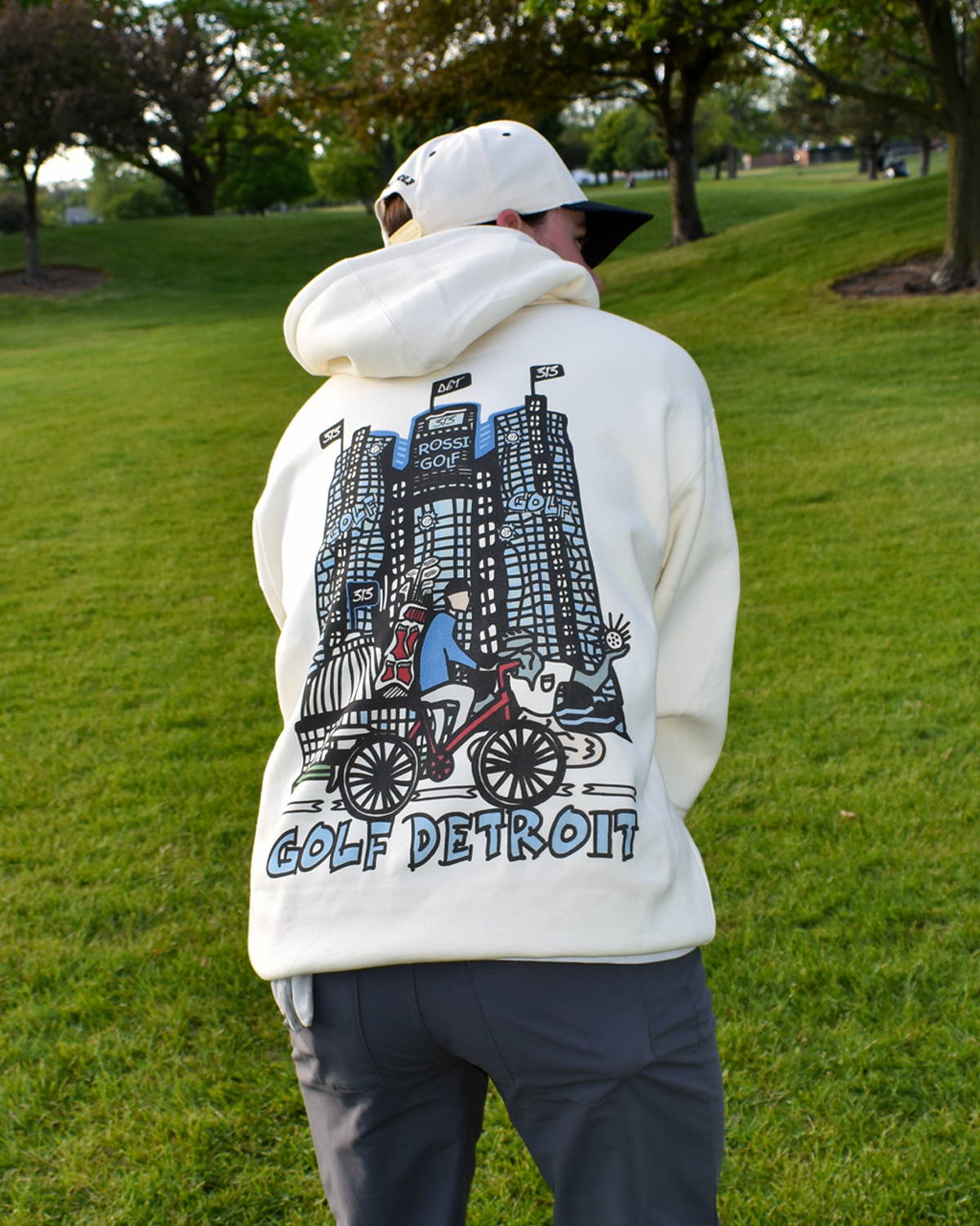 Golf Detroit Creme Hoodie
