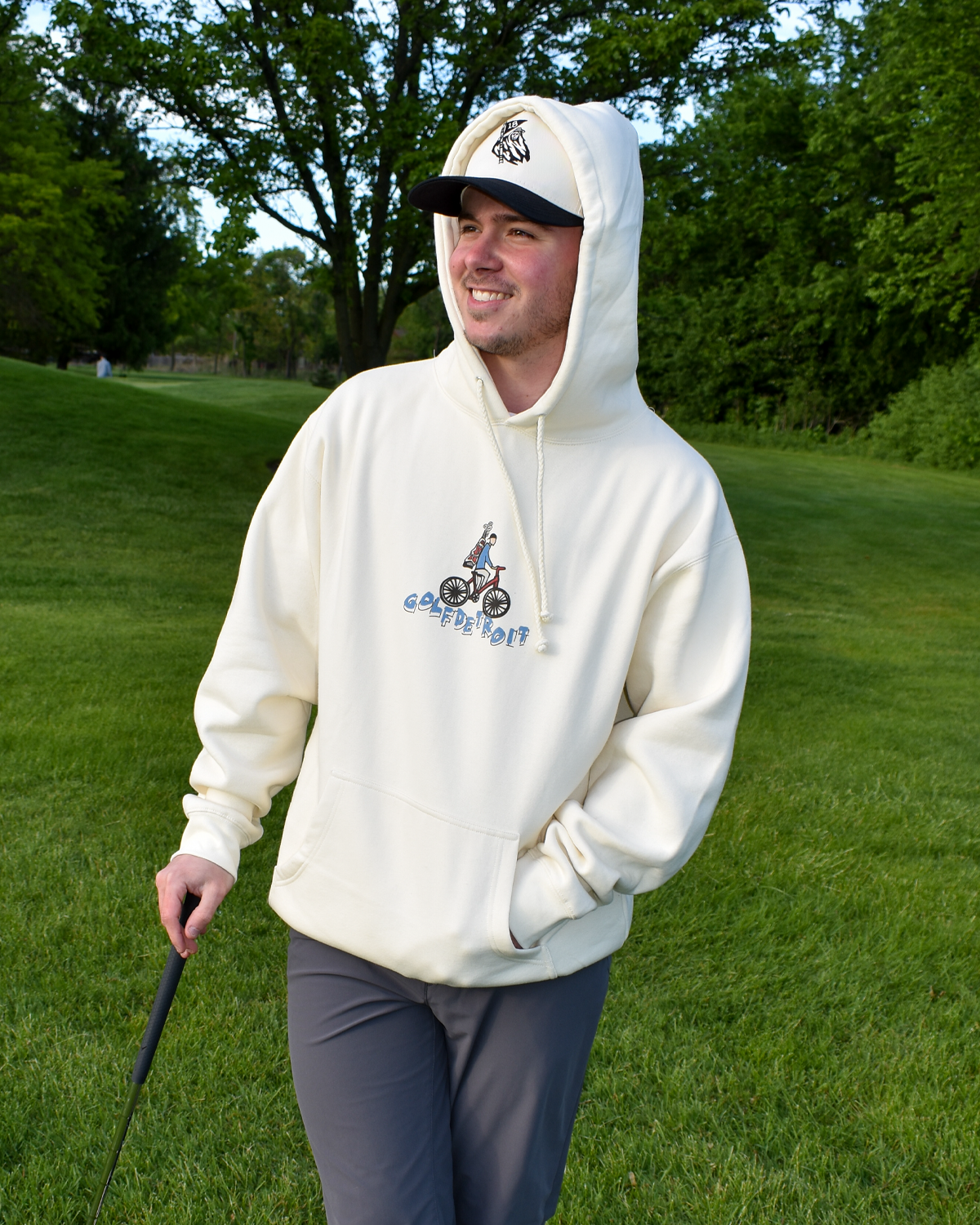 Golf Detroit Creme Hoodie