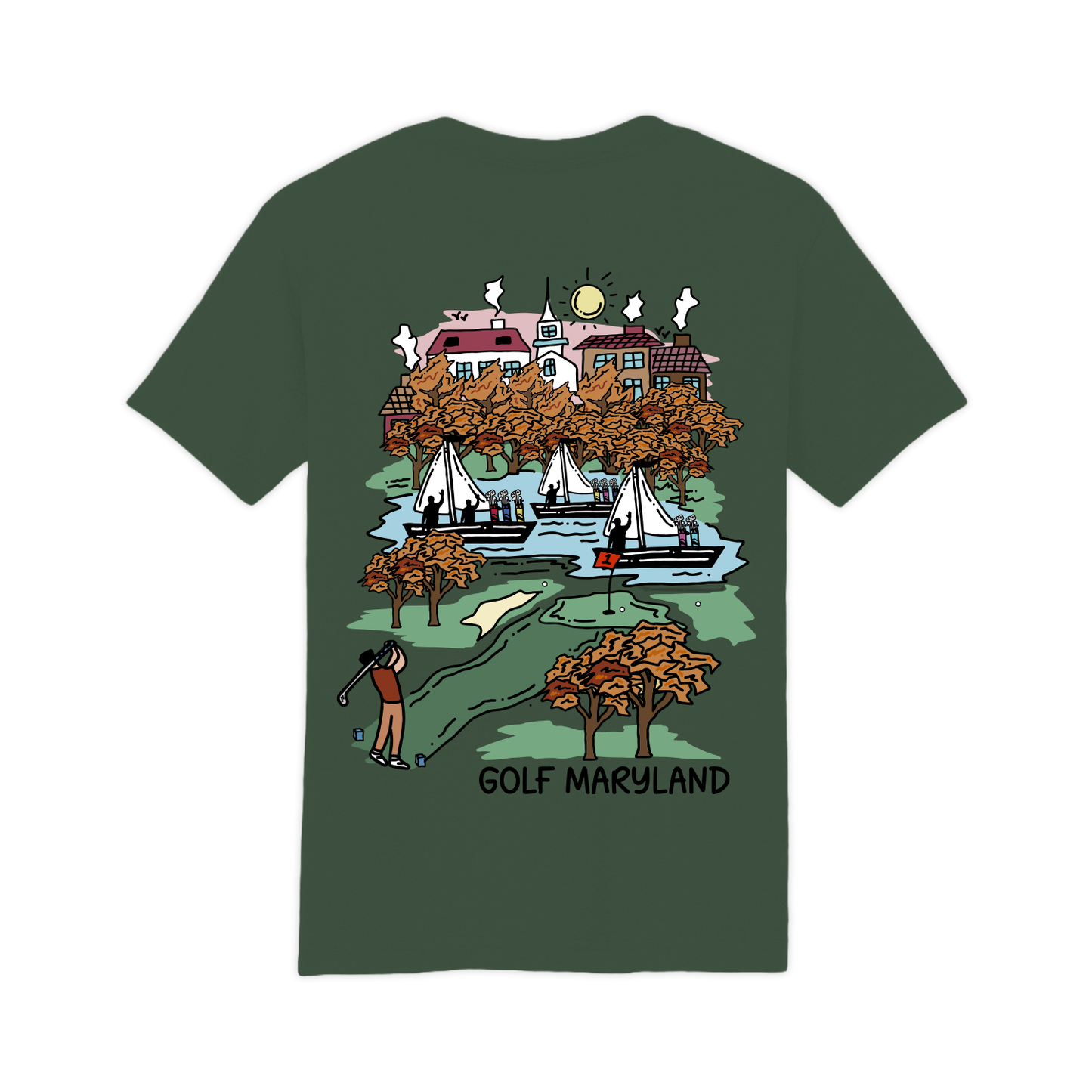Golf Maryland T-Shirt
