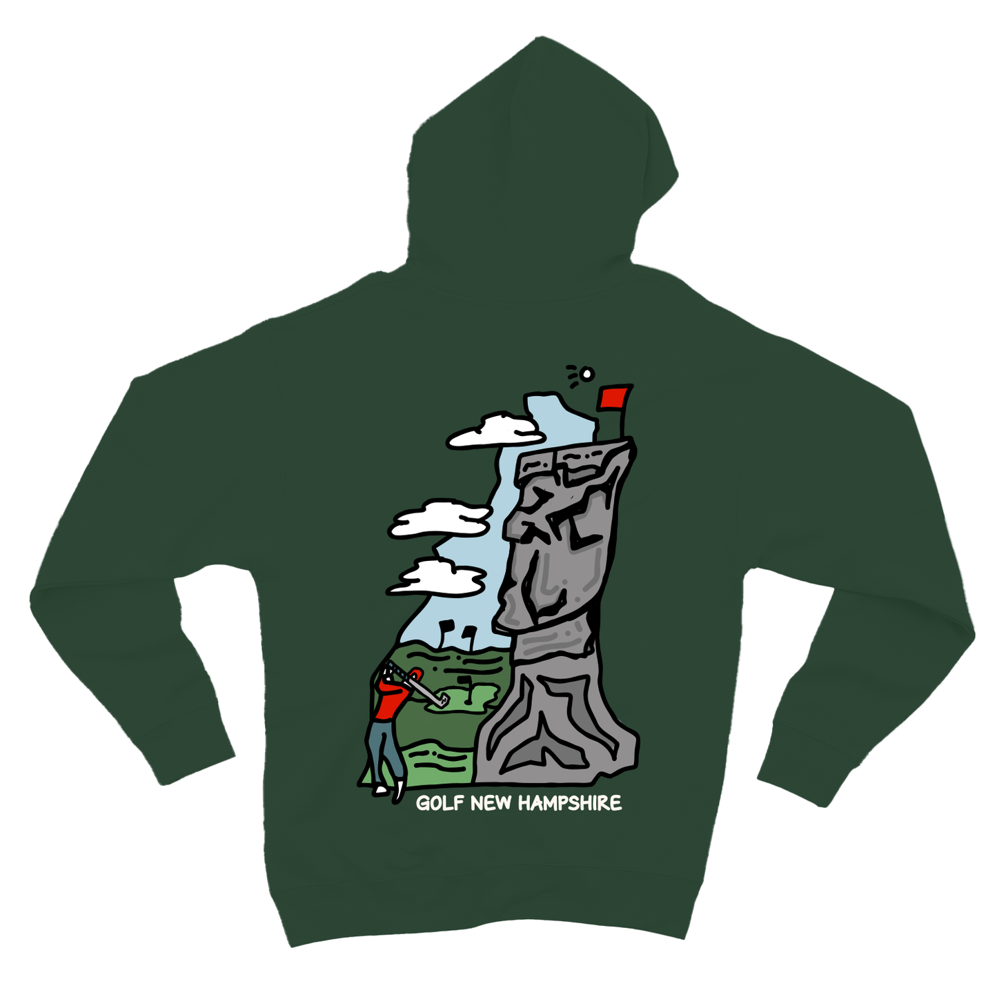 Golf New Hampshire Hoodie