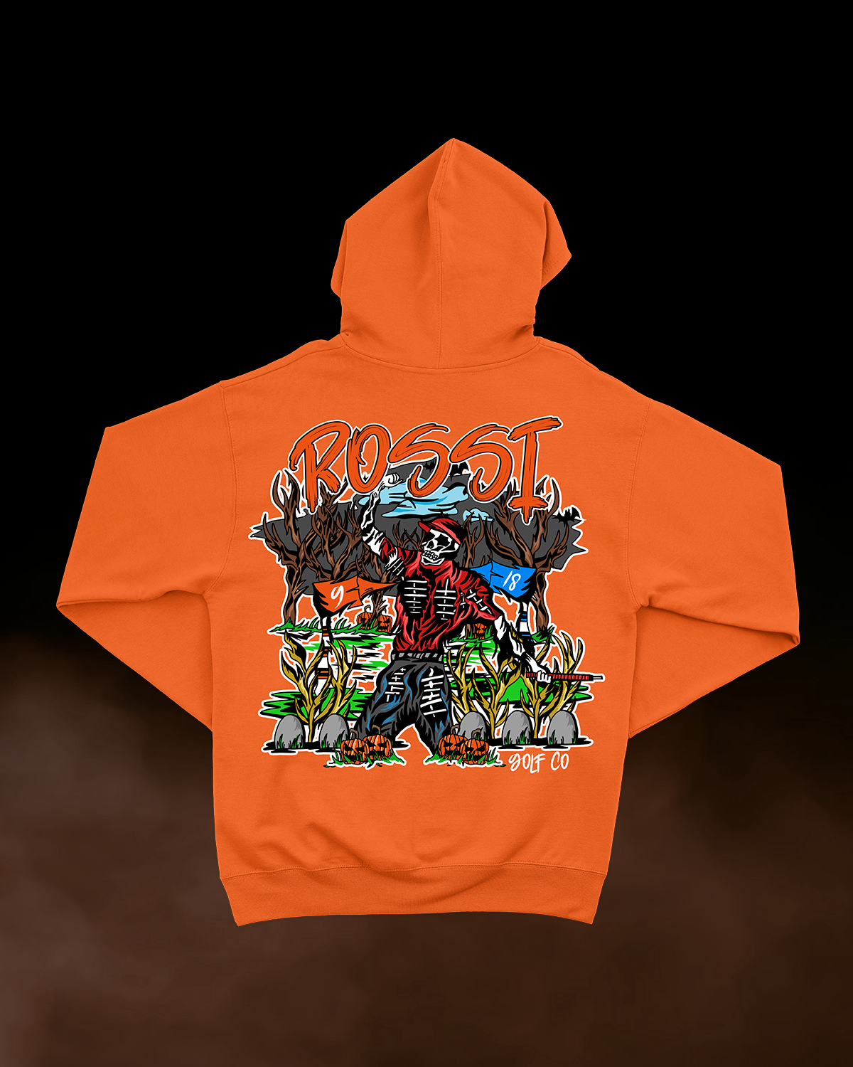 Graveyard Fist Pump Orange Hoodie