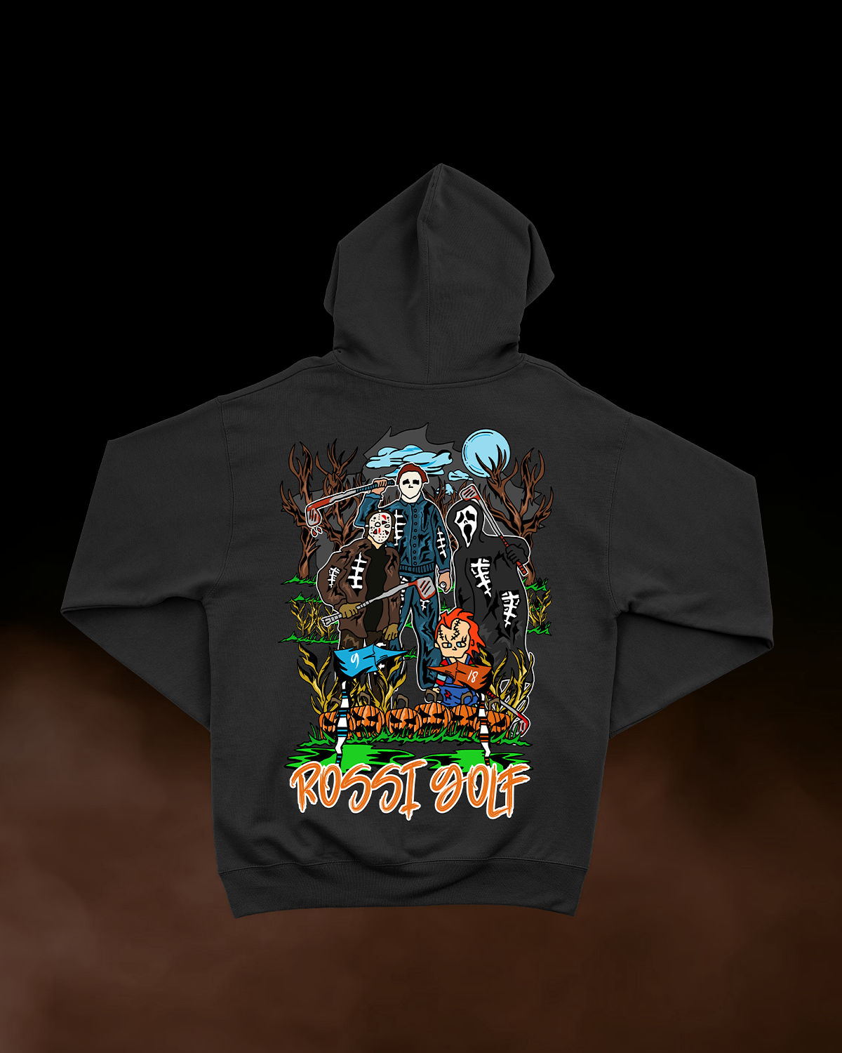 Golf Slashers Black Hoodie