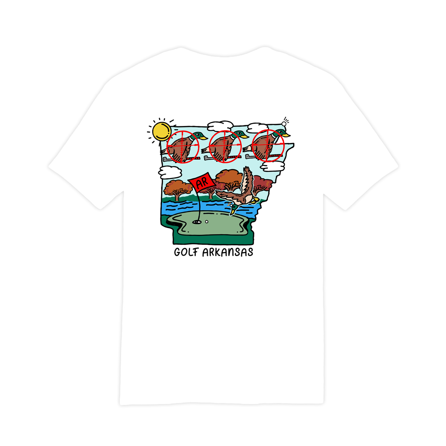 Golf Arkansas T-Shirt