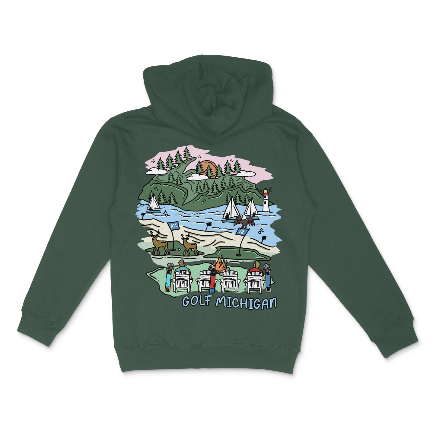Golf Michigan Hoodie