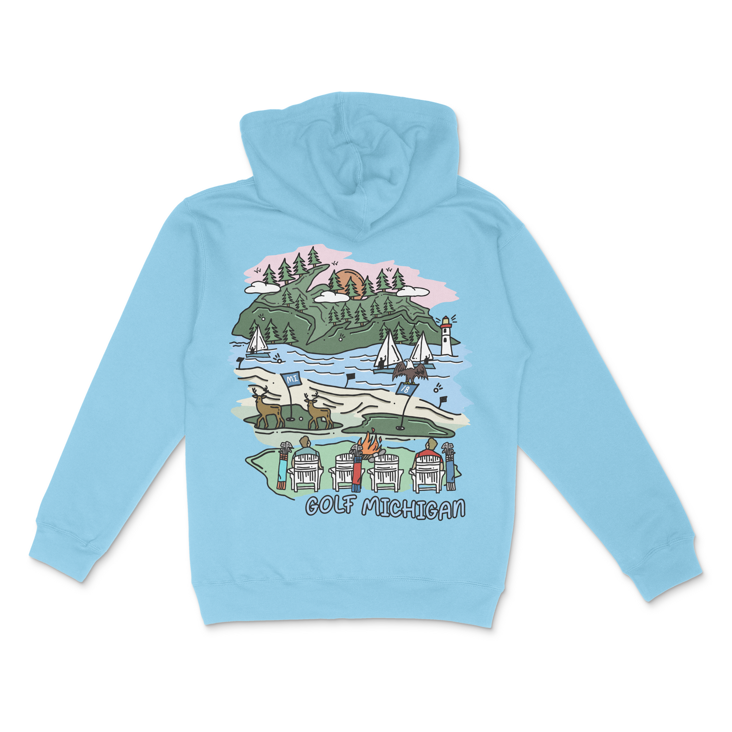Golf Michigan Hoodie