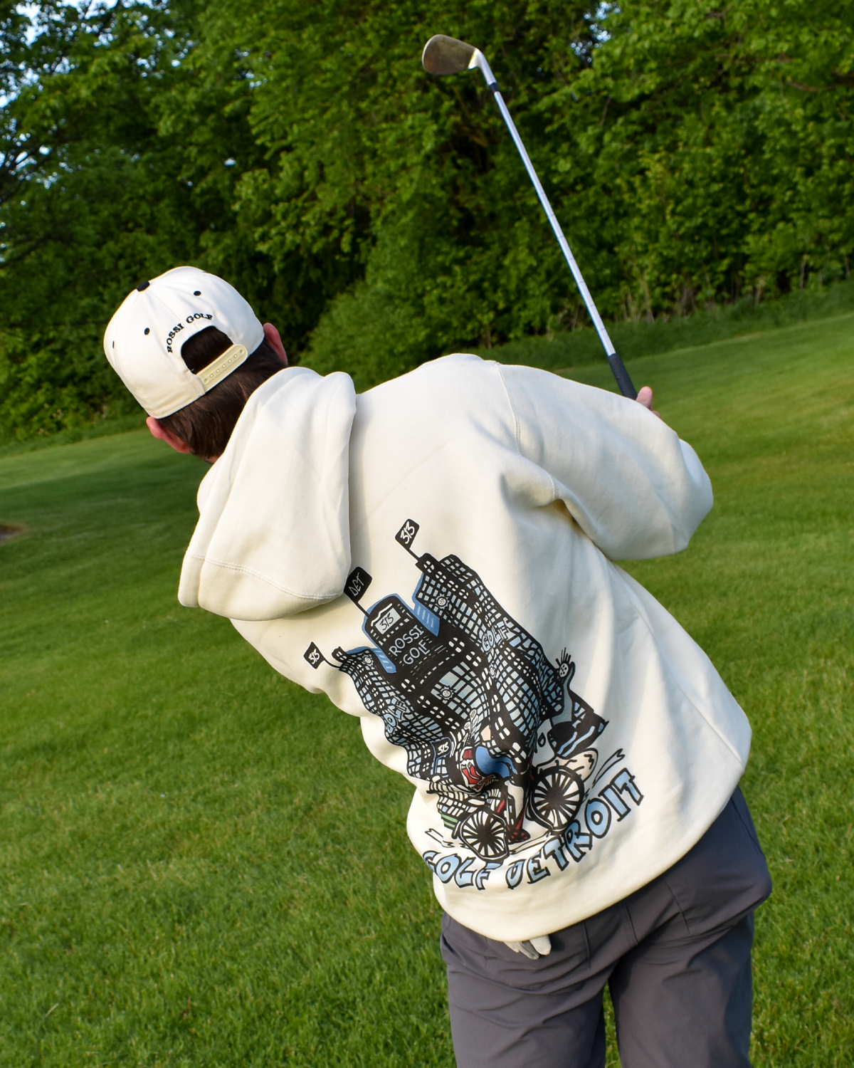 Golf Detroit Creme Hoodie