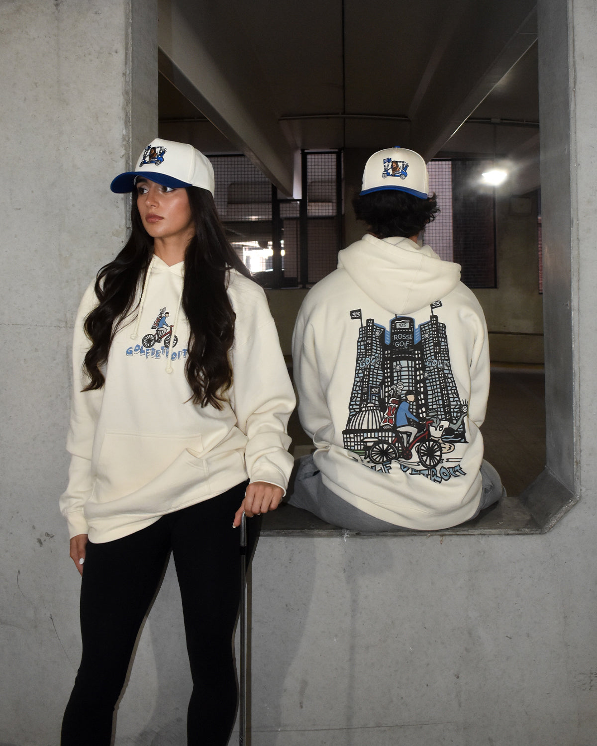 Golf Detroit Creme Hoodie
