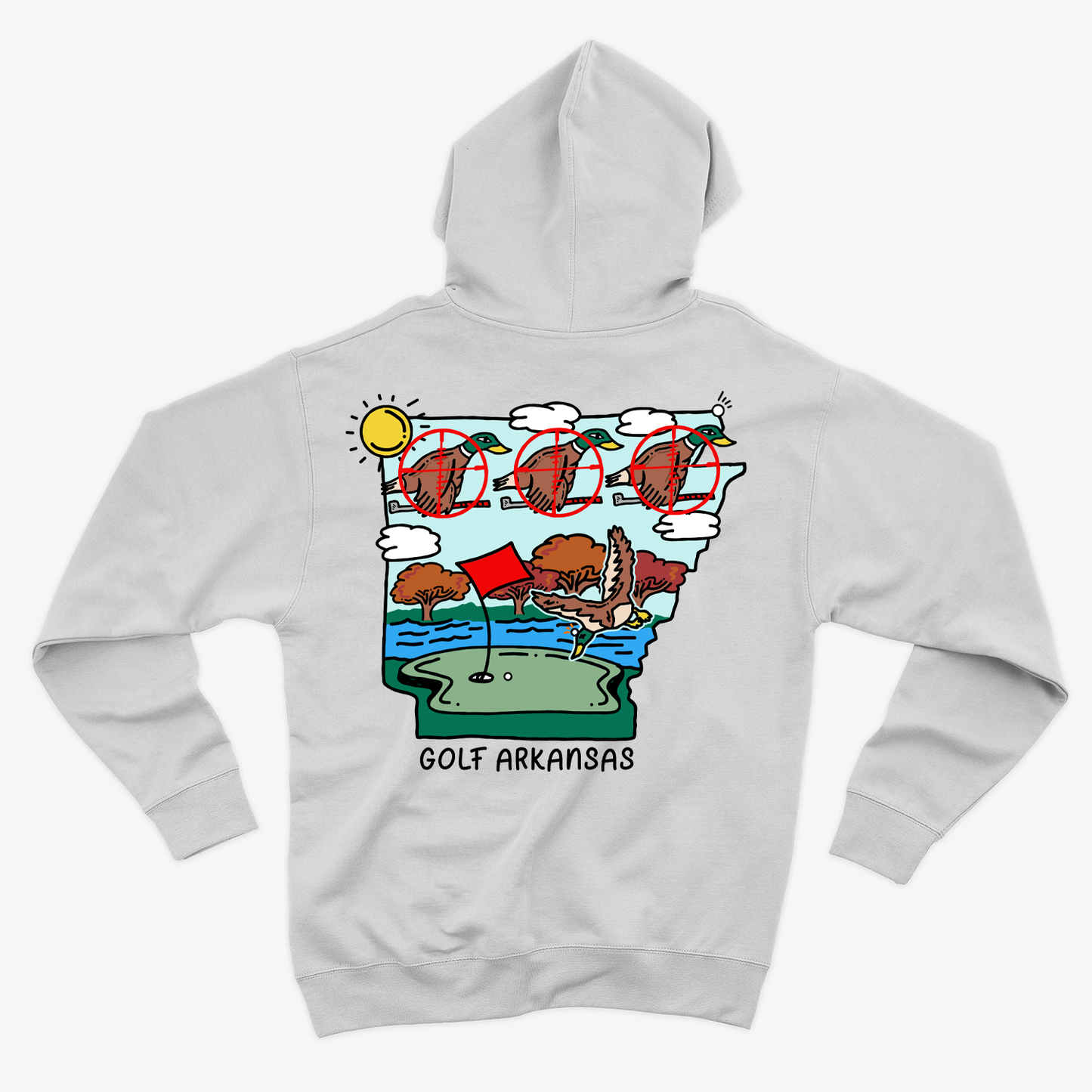 Golf Arkansas Hoodie