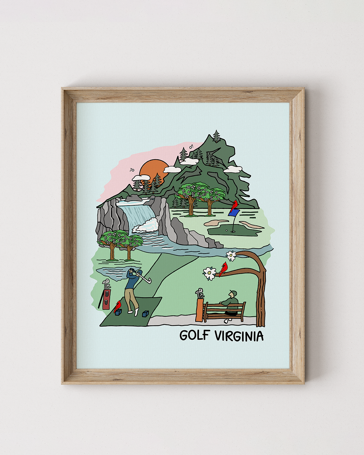 Golf Virginia Poster