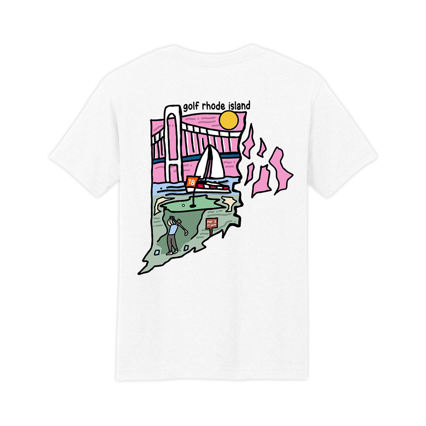 Golf Rhode Island T-shirt