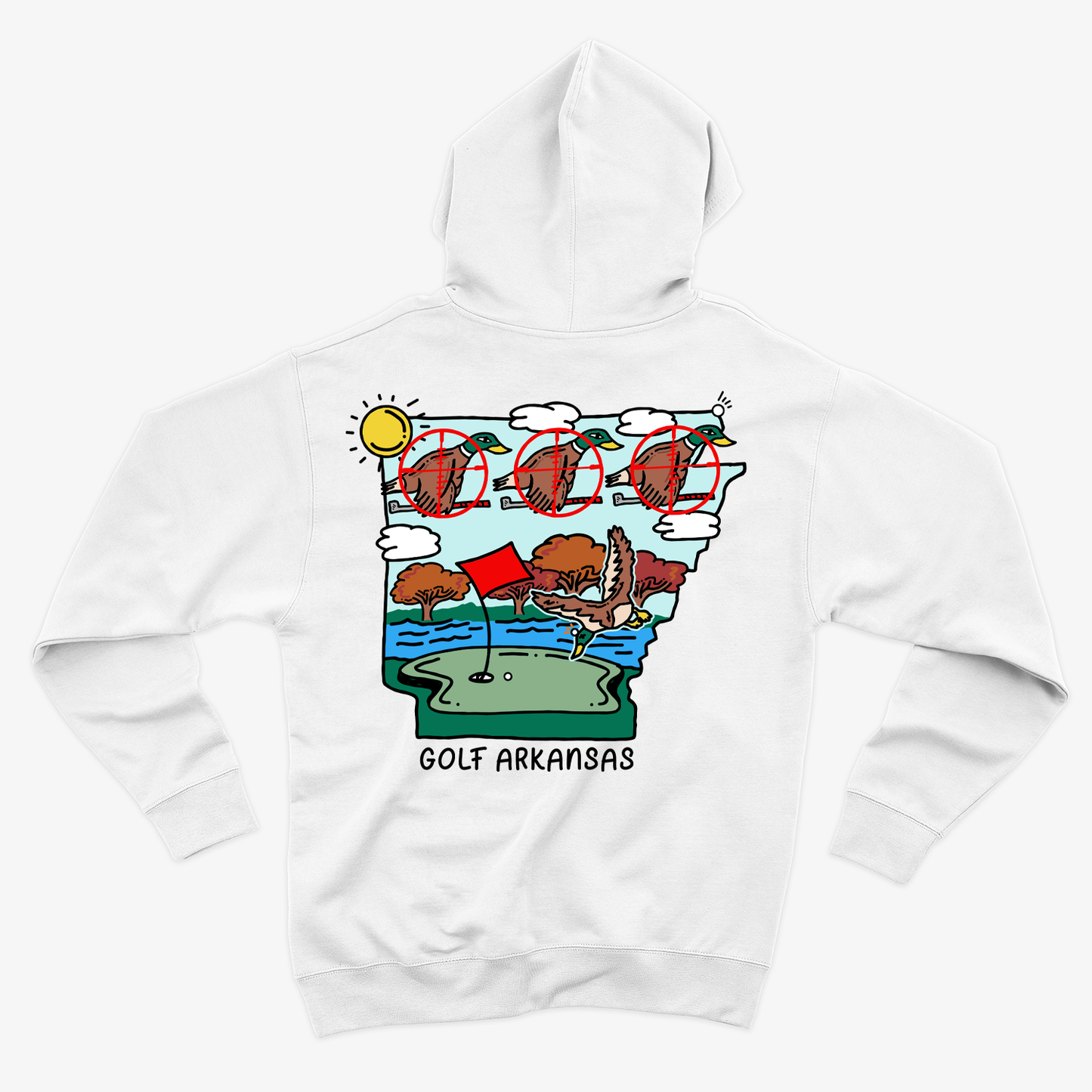Golf Arkansas Hoodie