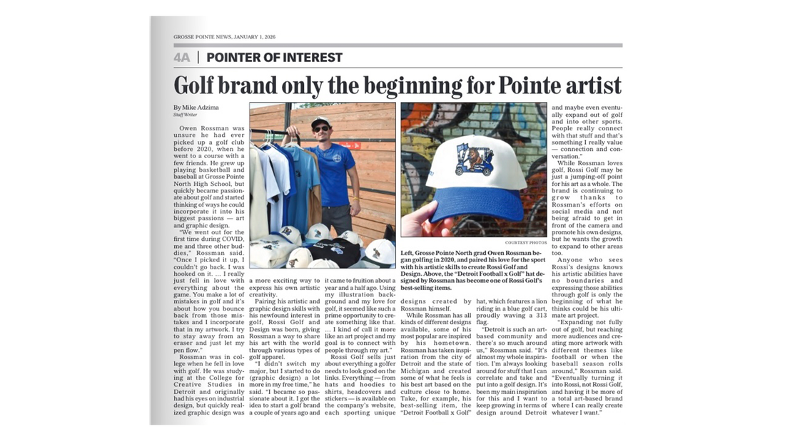 Rossi Golf in the News