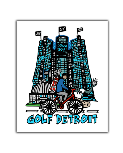 Golf Detroit Poster