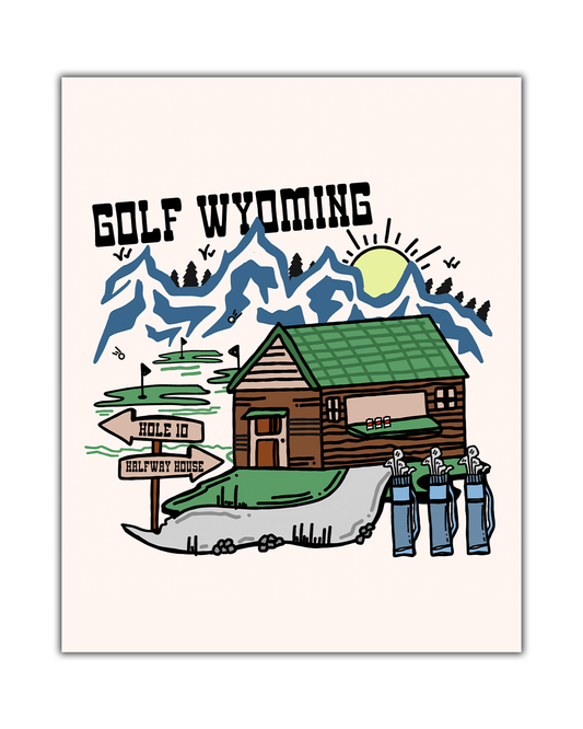 Golf Wyoming Poster