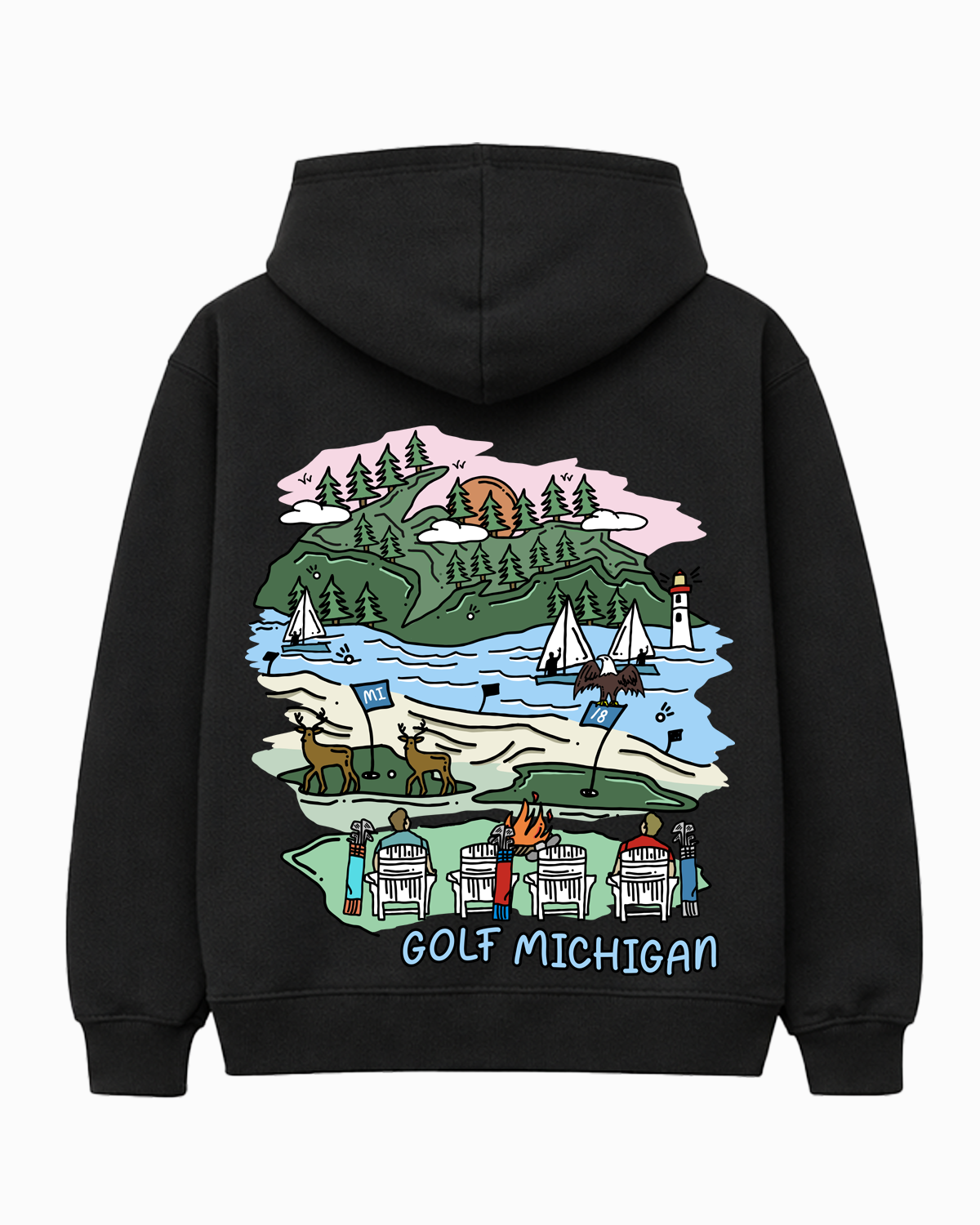Golf Michigan Hoodie