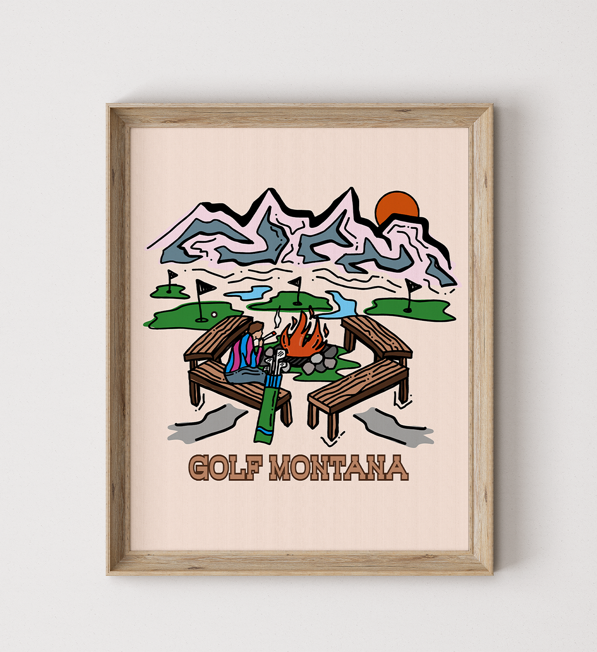 Golf Montana Poster