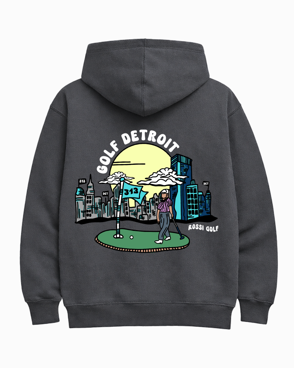 Detroit Skyline Hoodie