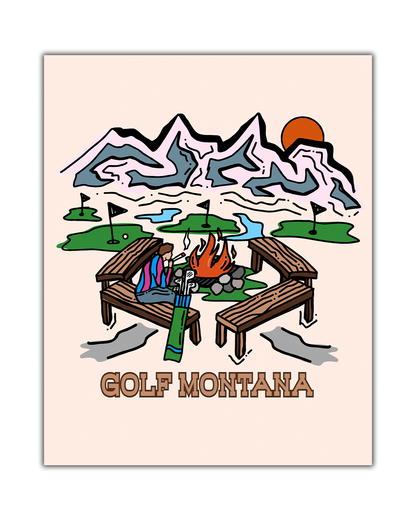 Golf Montana Poster