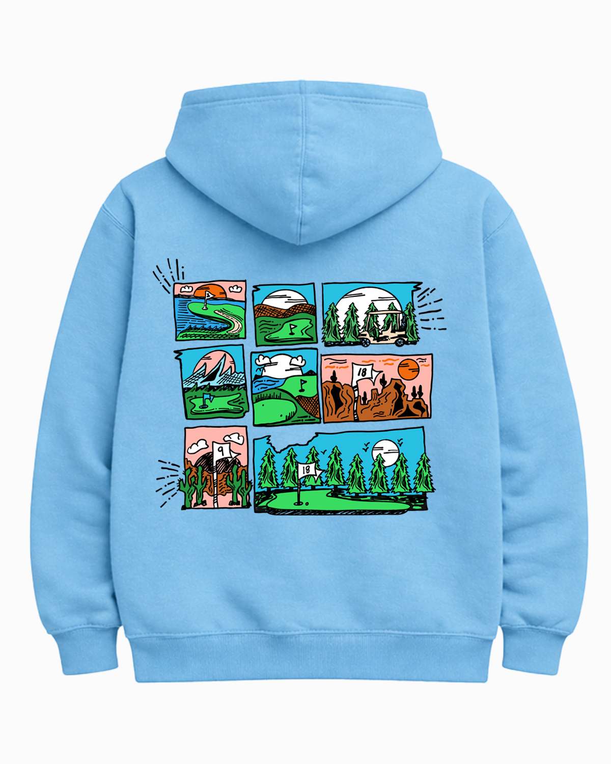 Golf Scenery Hoodie