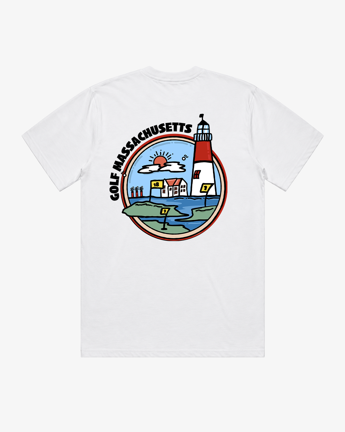 Golf Massachusetts T-Shirt