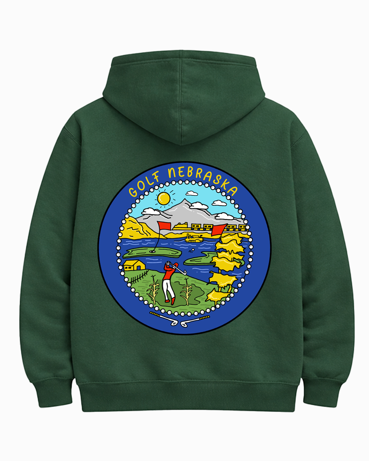 Golf Nebraska Hoodie