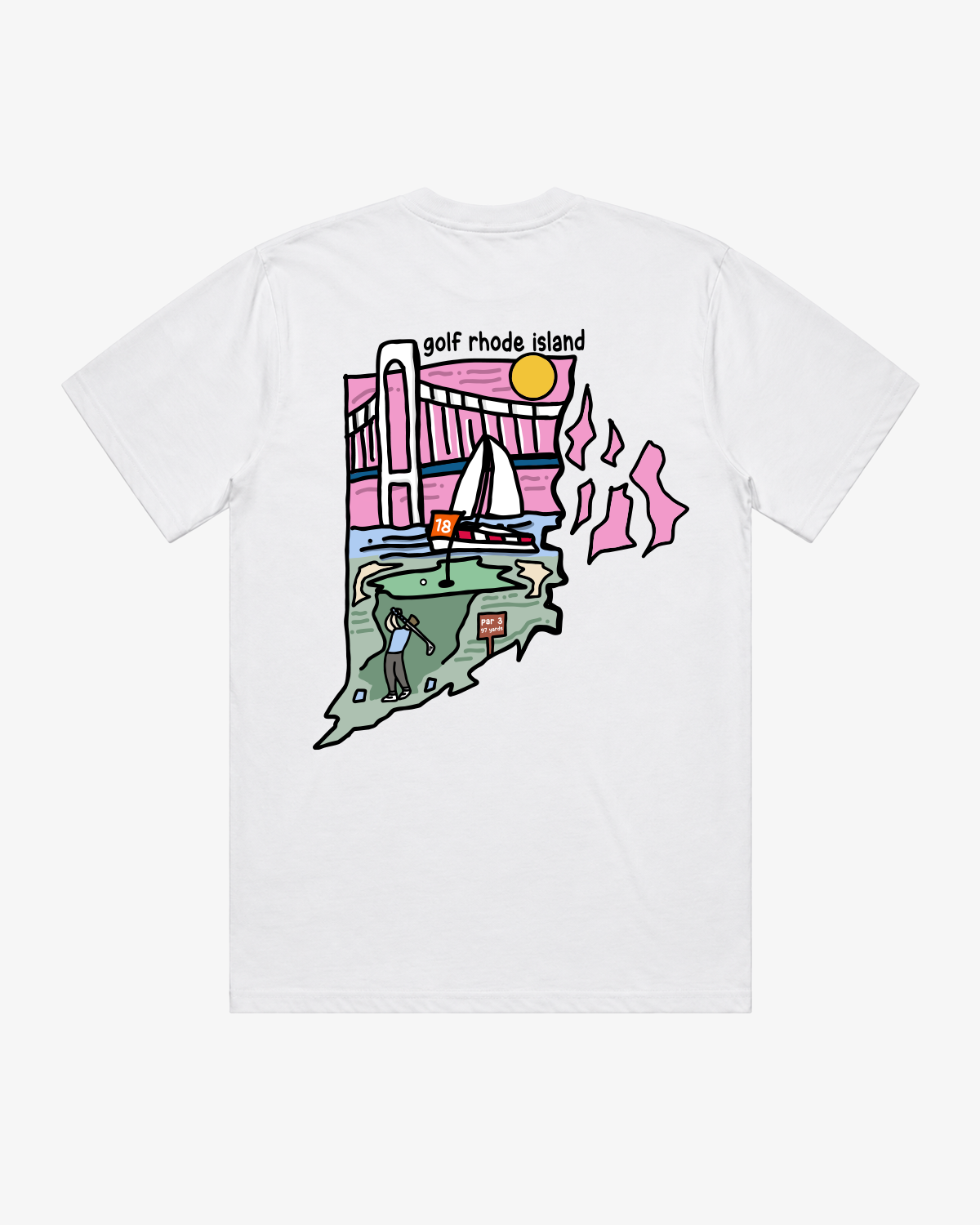 Golf Rhode Island T-shirt