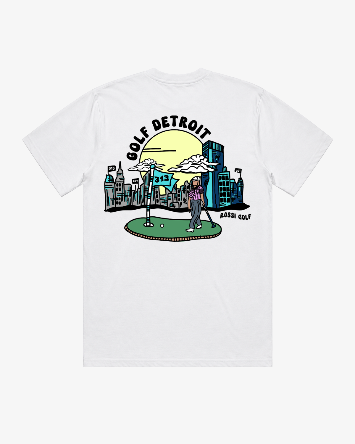 Detroit Skyline Tee