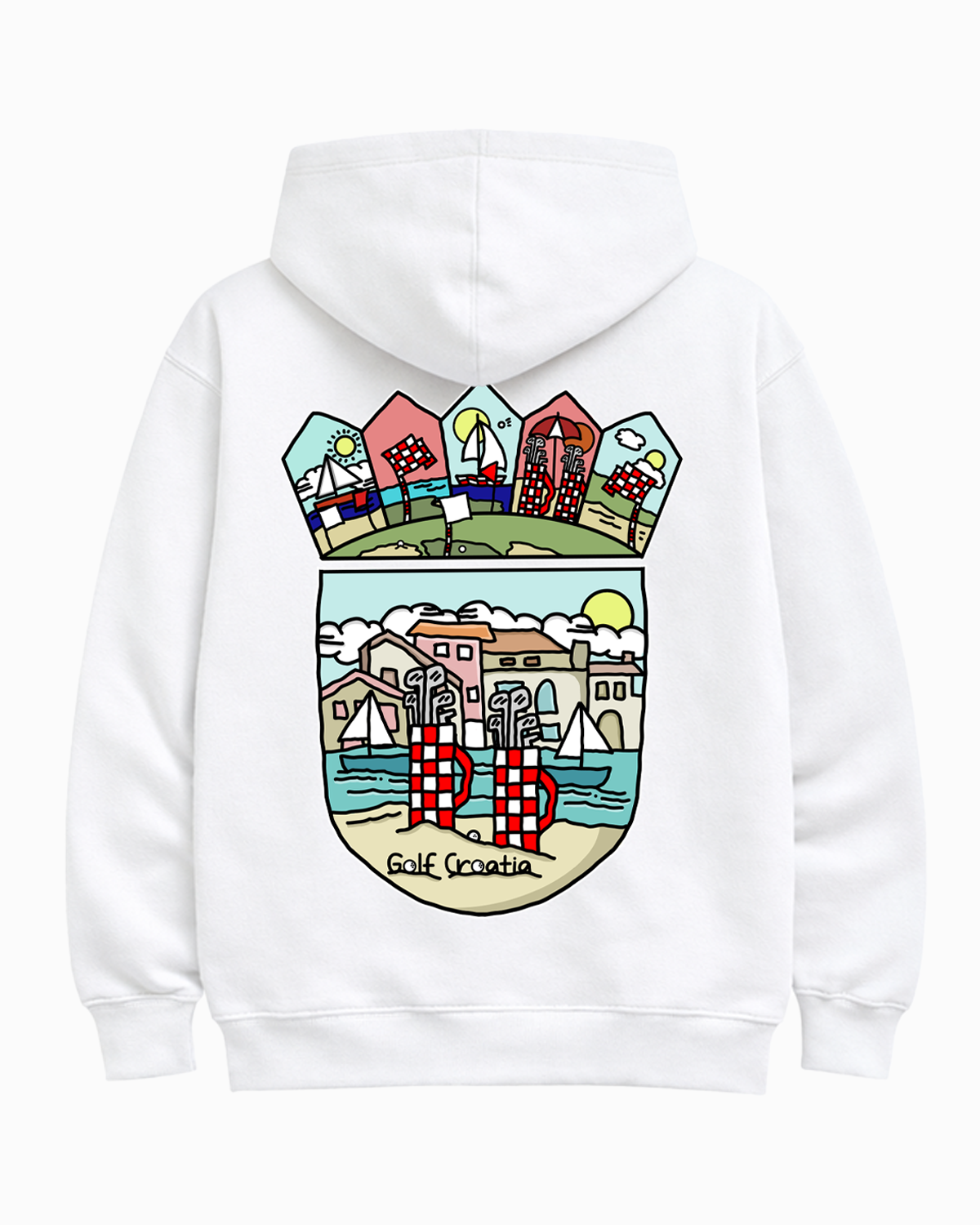 Golf Croatia Hoodie