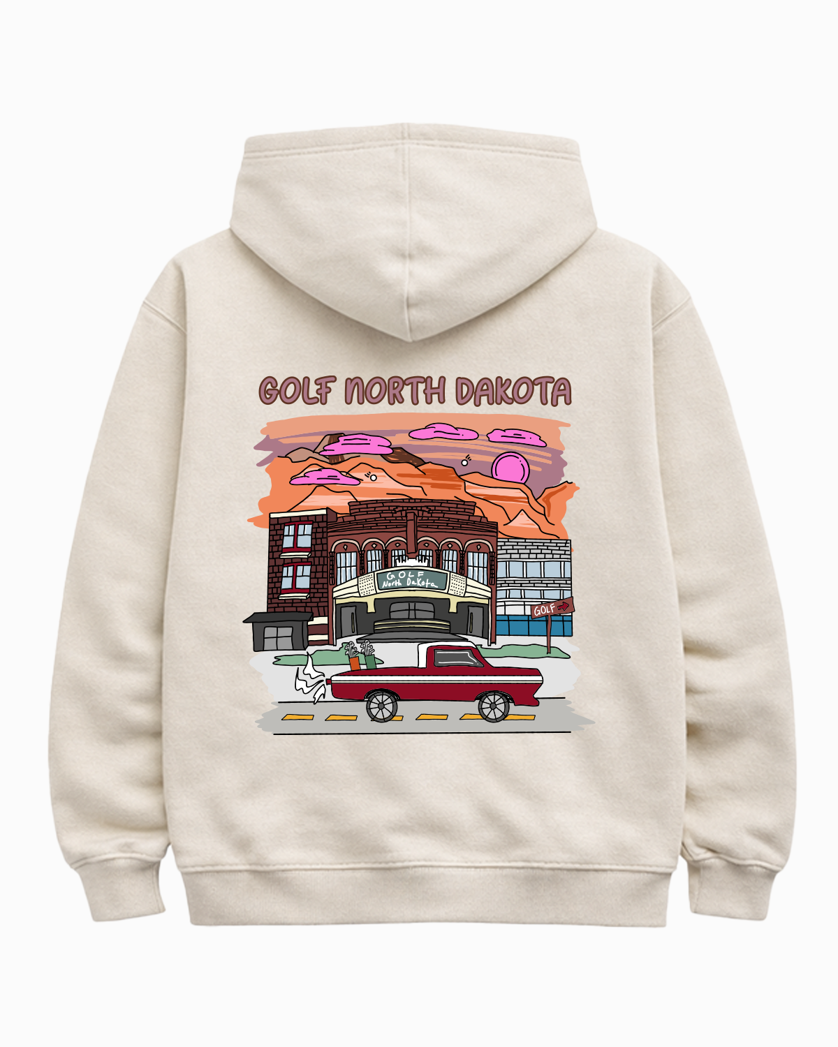 Golf North Dakota Hoodie