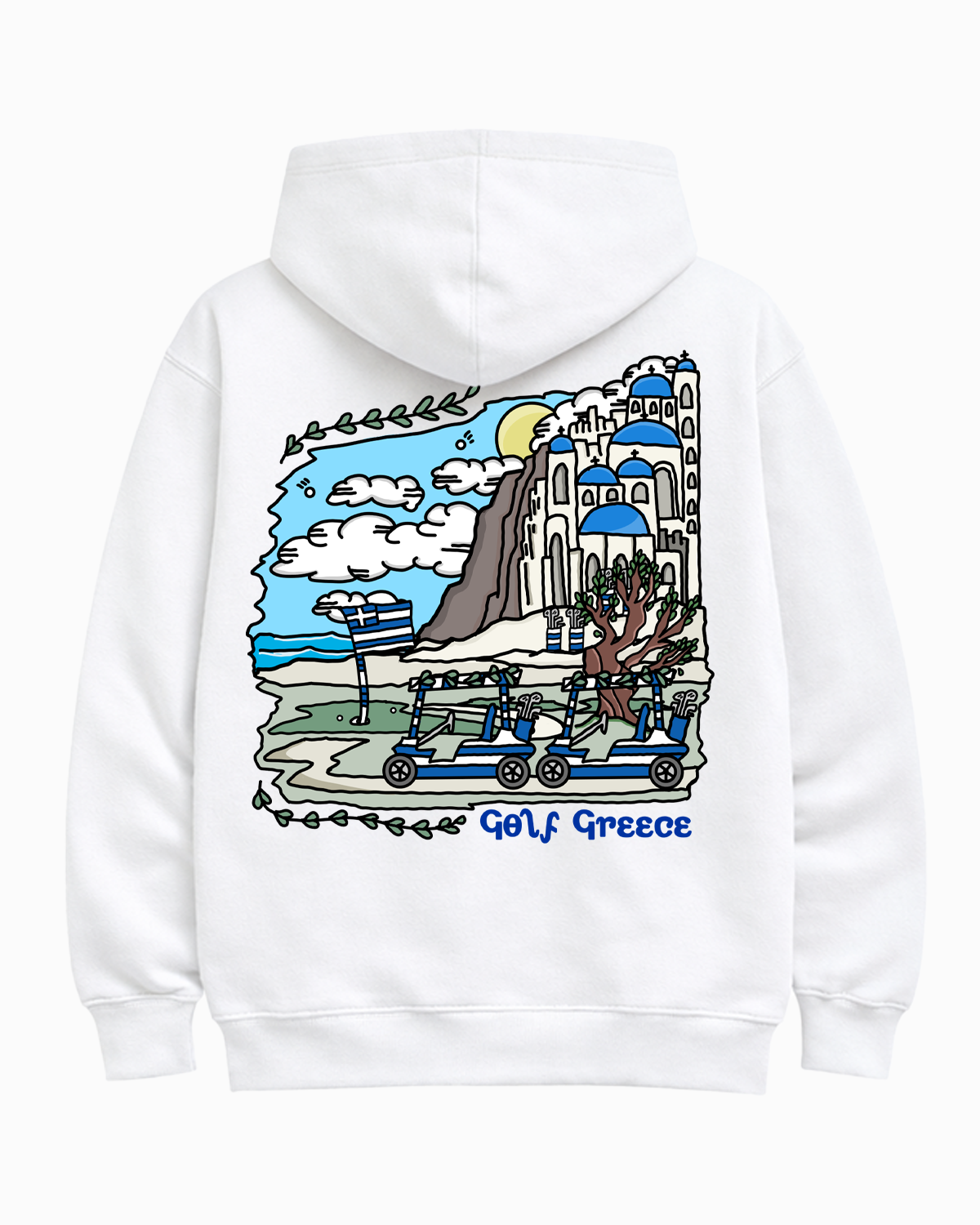 Golf Greece Hoodie