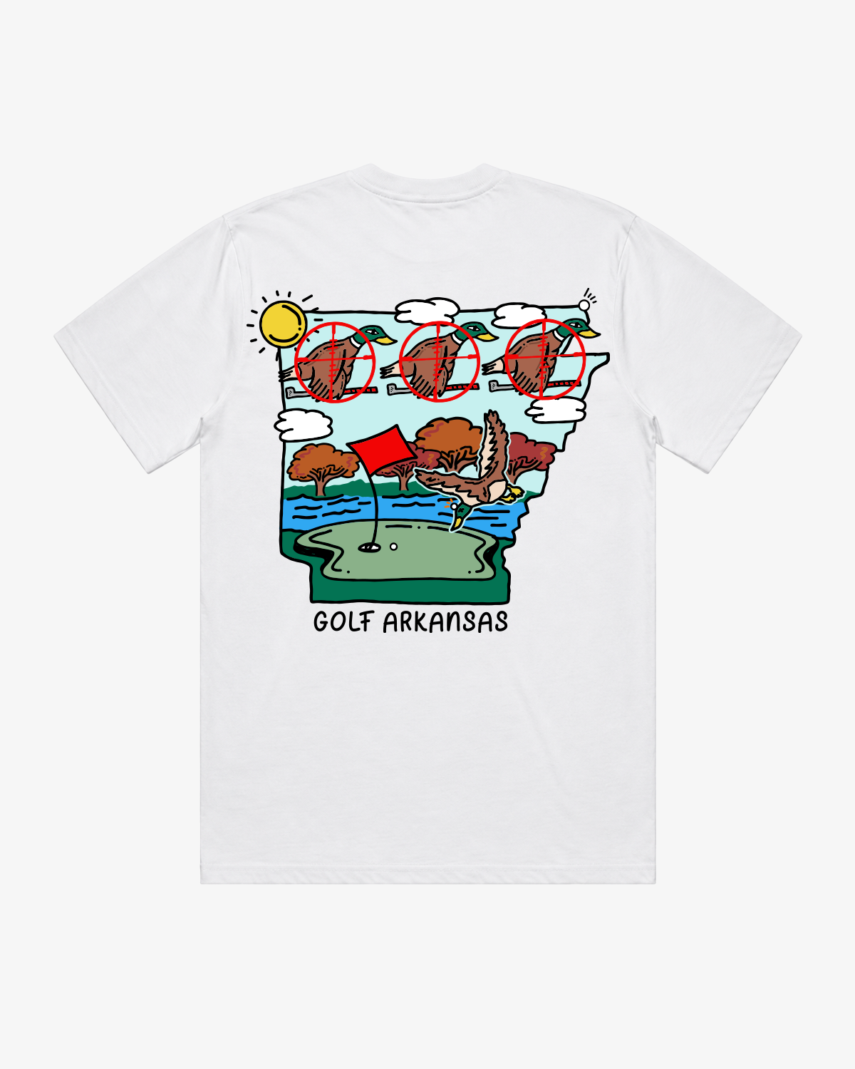 Golf Arkansas T-Shirt