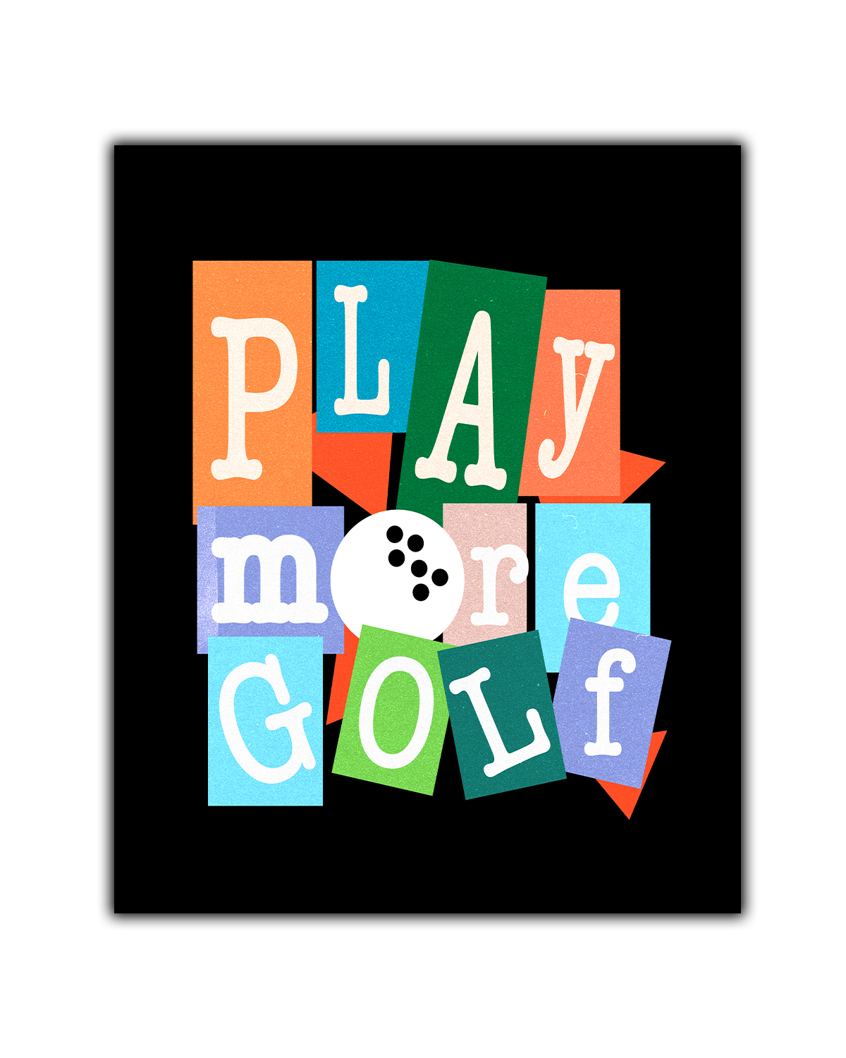 Play More Golf Poster #2