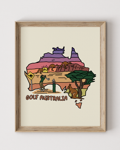 Golf Australia poster