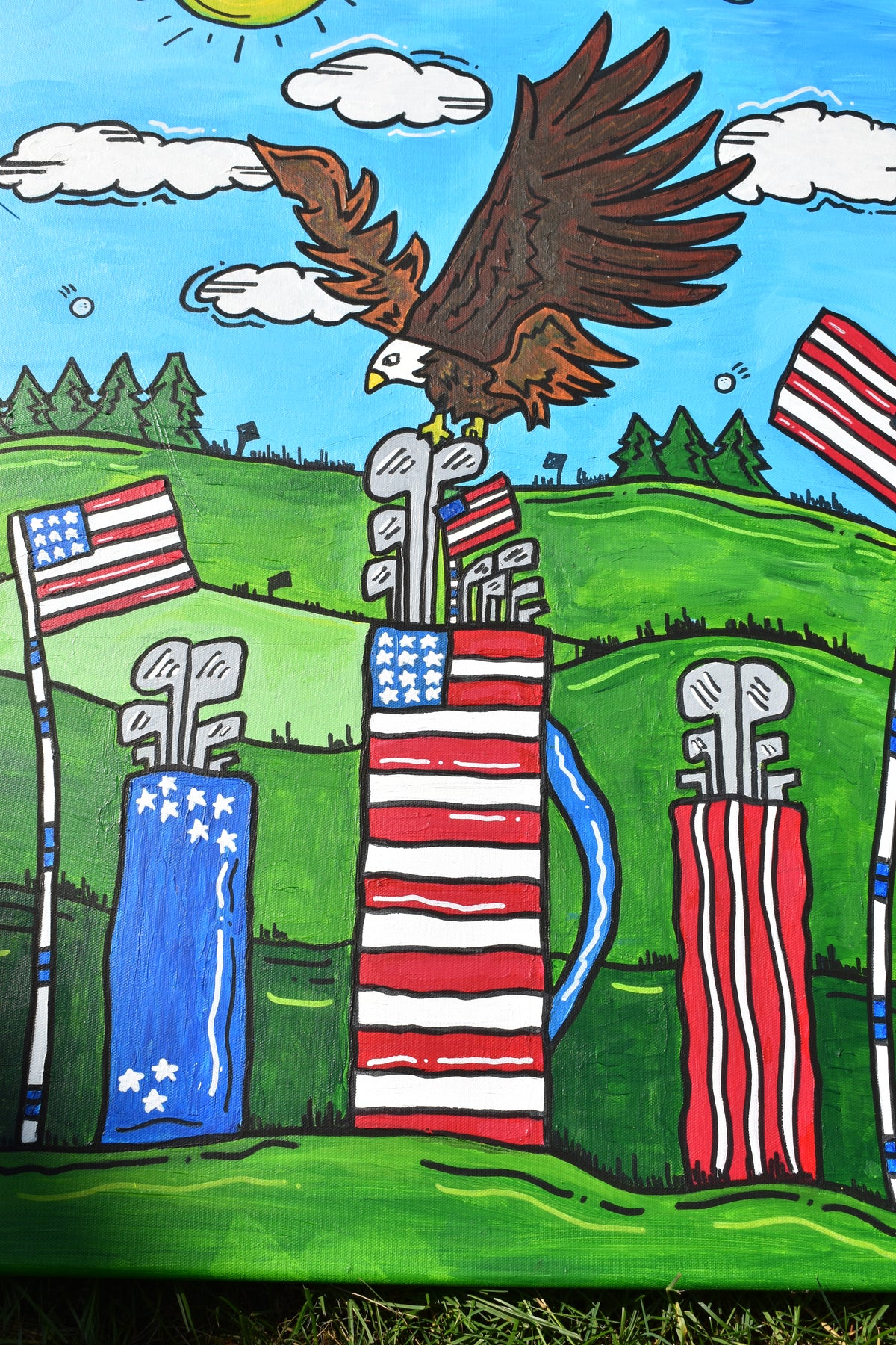 Eagle's Landing Painting