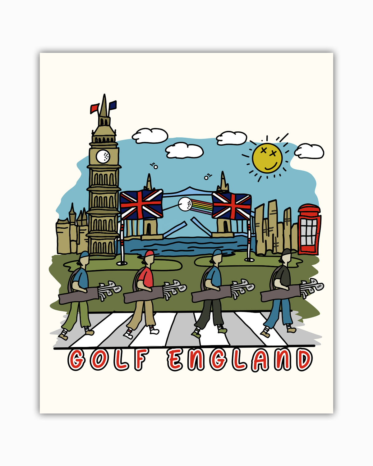 Golf England poster