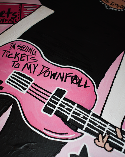 MGK Tickets to my Downfall Painting