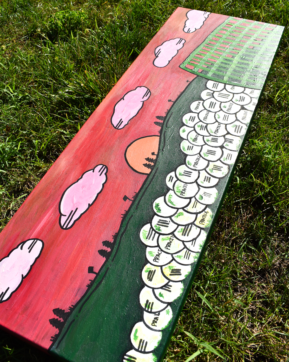 One More Bucket Painting