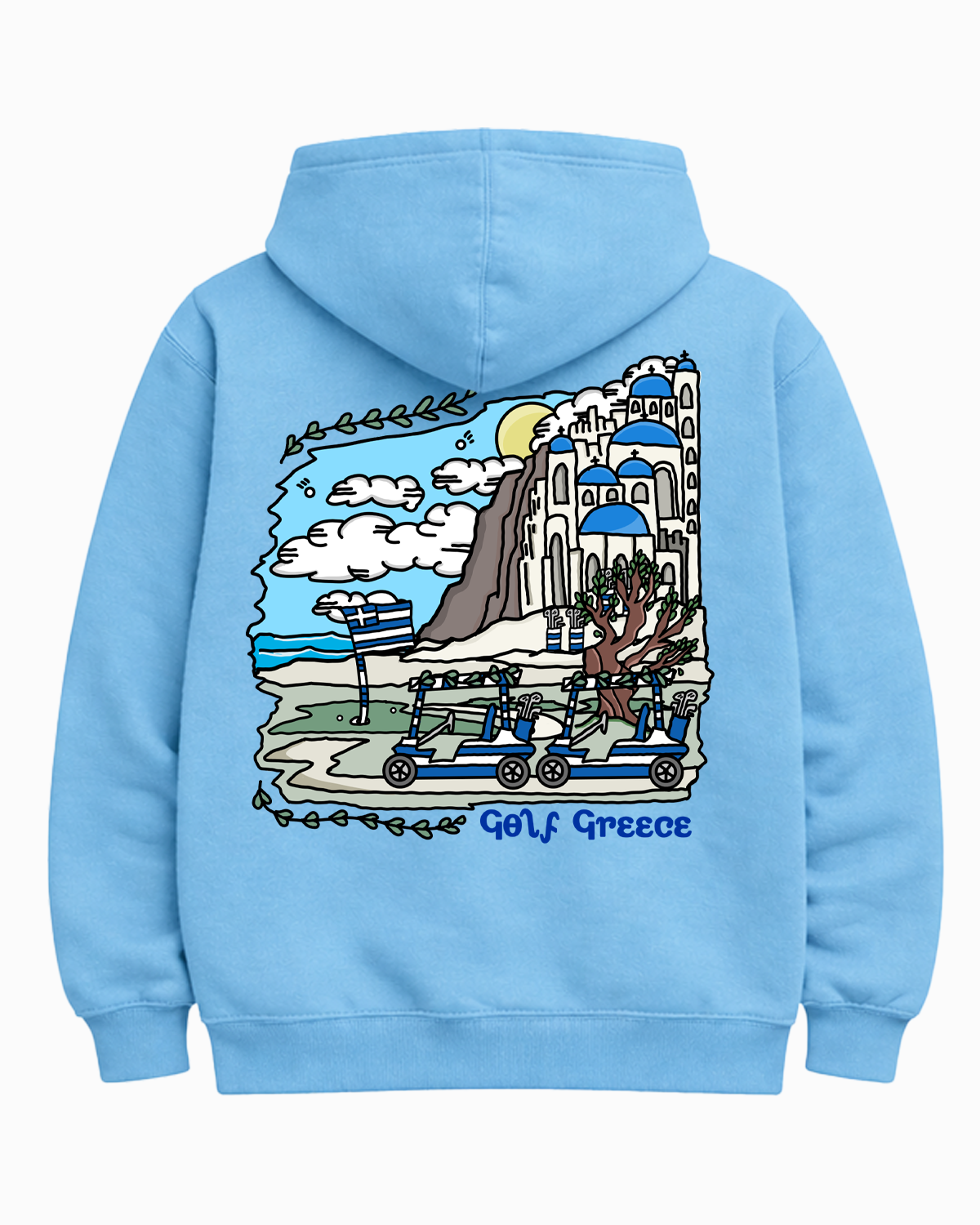 Golf Greece Hoodie