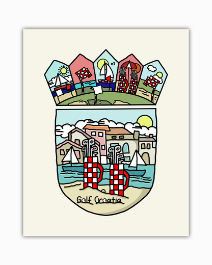 Golf Croatia poster