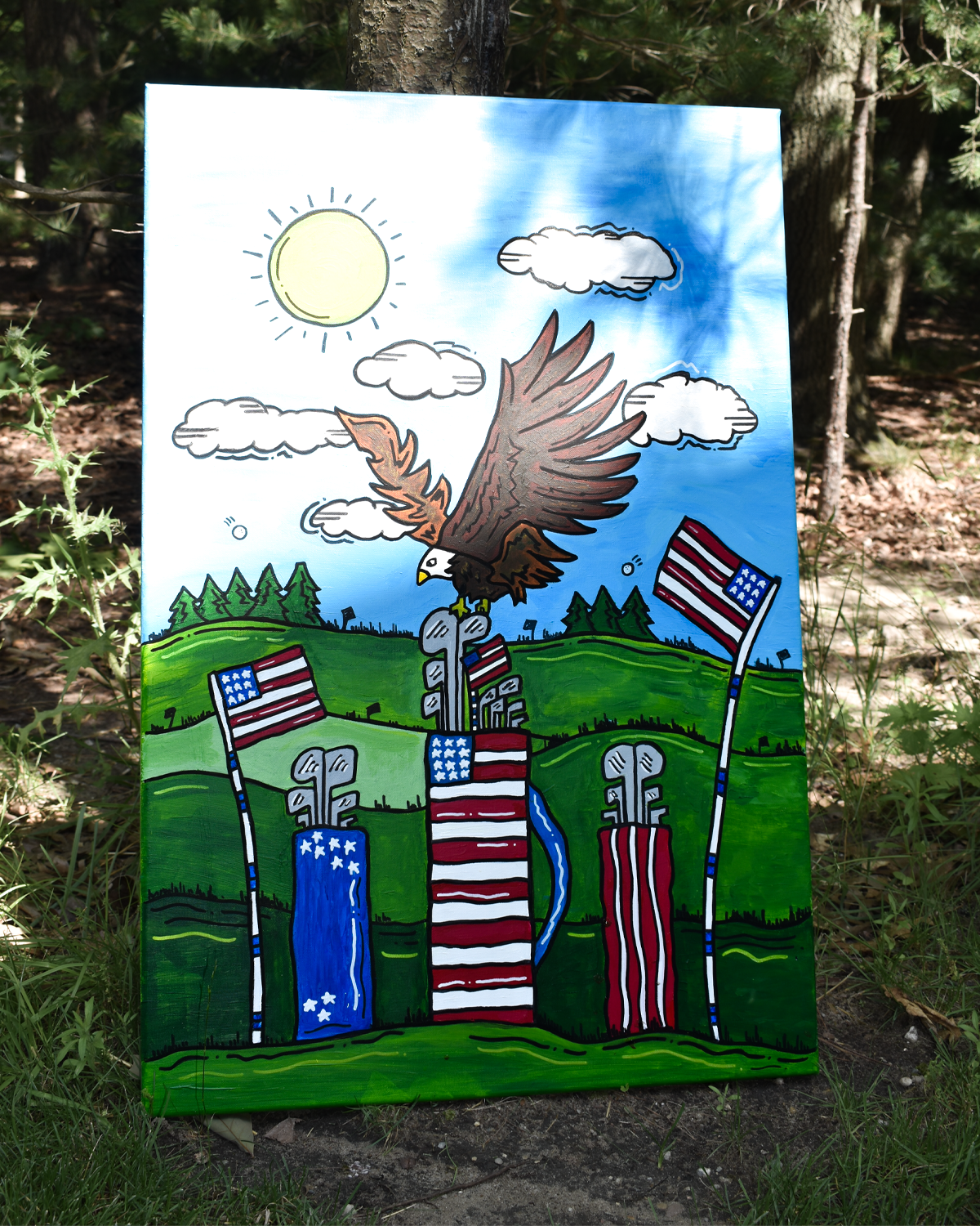 Eagle's Landing Painting